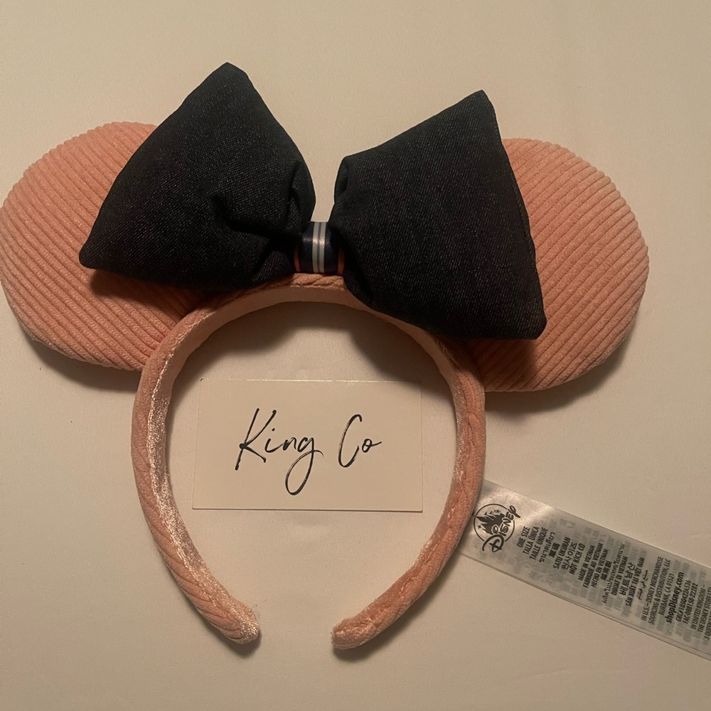 Disney Pink and Black Minnie Mouse Headband